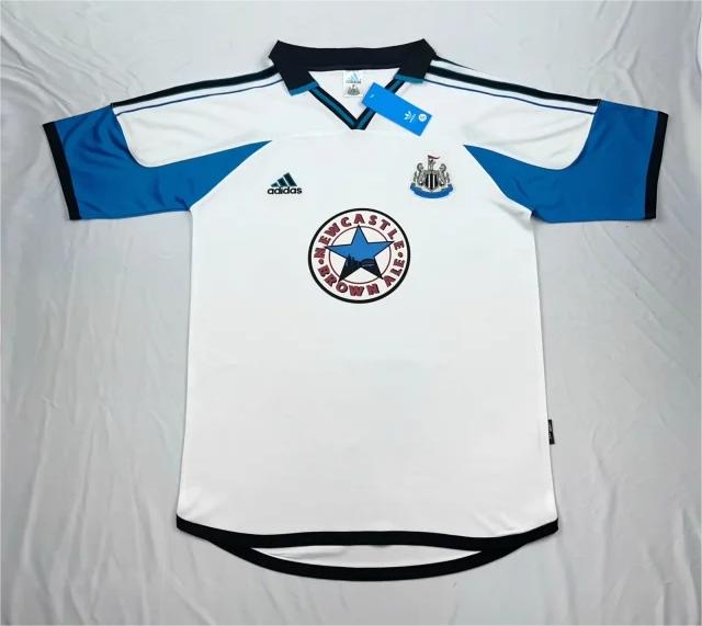 AAA Quality Newcastle 99/00 Away White Soccer Jersey